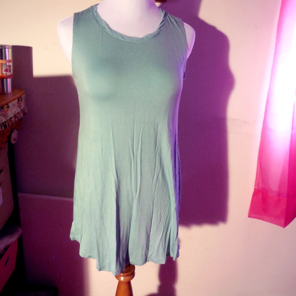 LOGO by Lori Goldstein long tank tunic